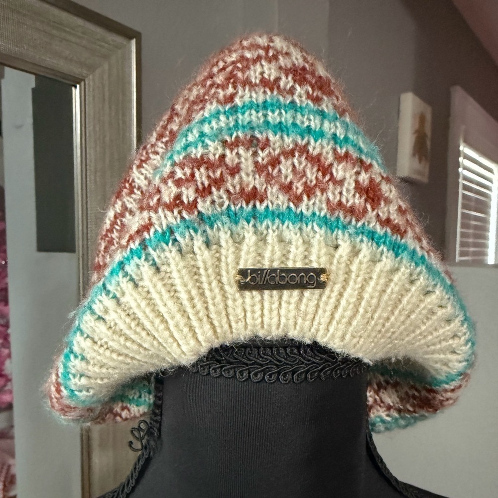 Billabong Y2K Fair Isles Knitted Winter Hat